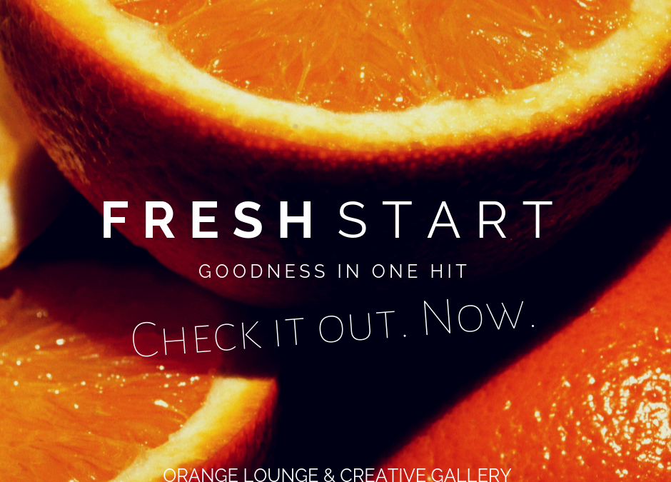 Fresh Start: The orange Lounge.