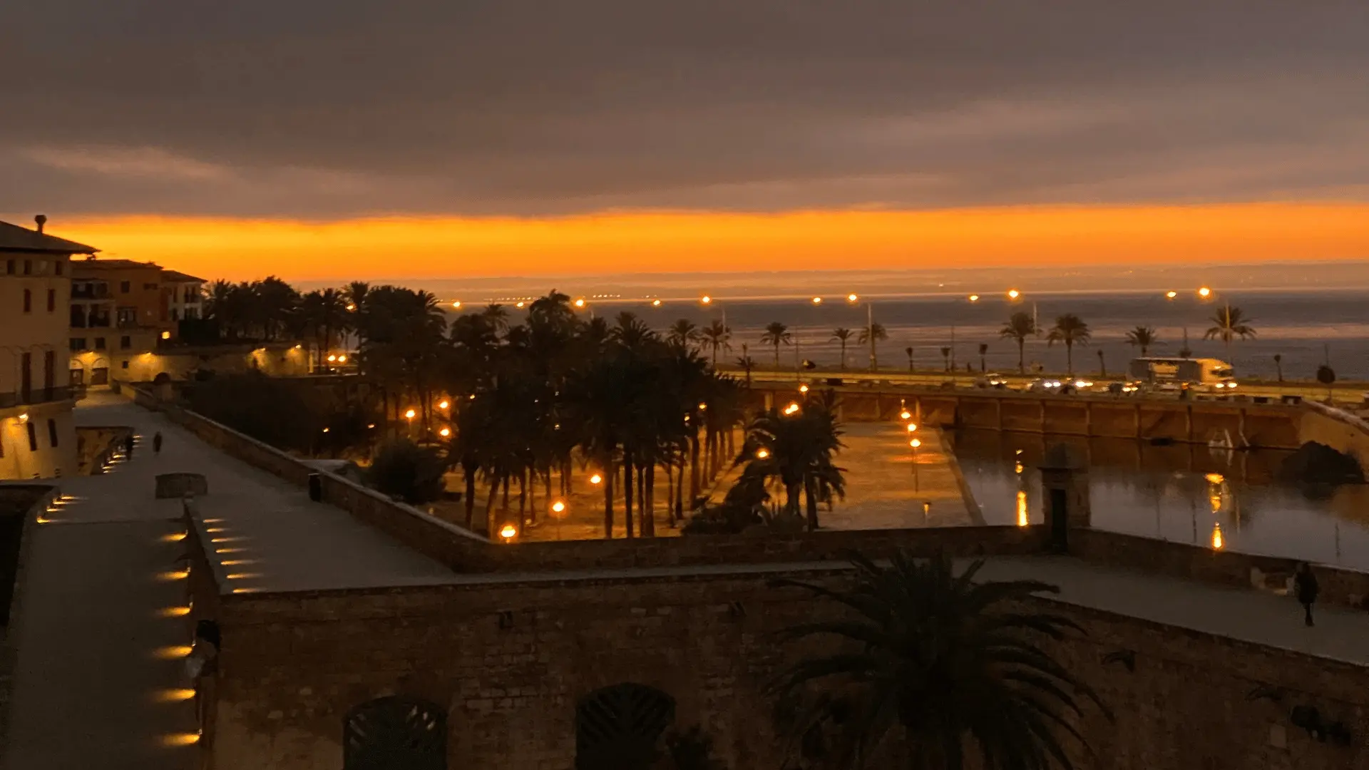 Morgengrauen Palma Altstadt